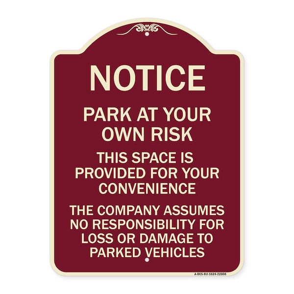 This Space Is Provided for Your Convenience the Company Assumes No Responsibility for, BU-1824-22808